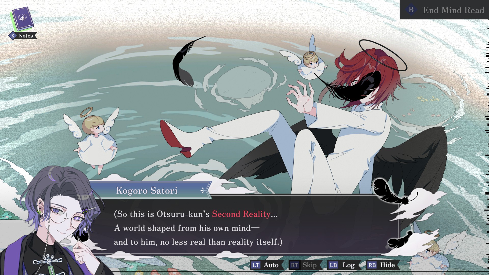 A Mind Read session CG for the prologue visitor, Otsuru Amano