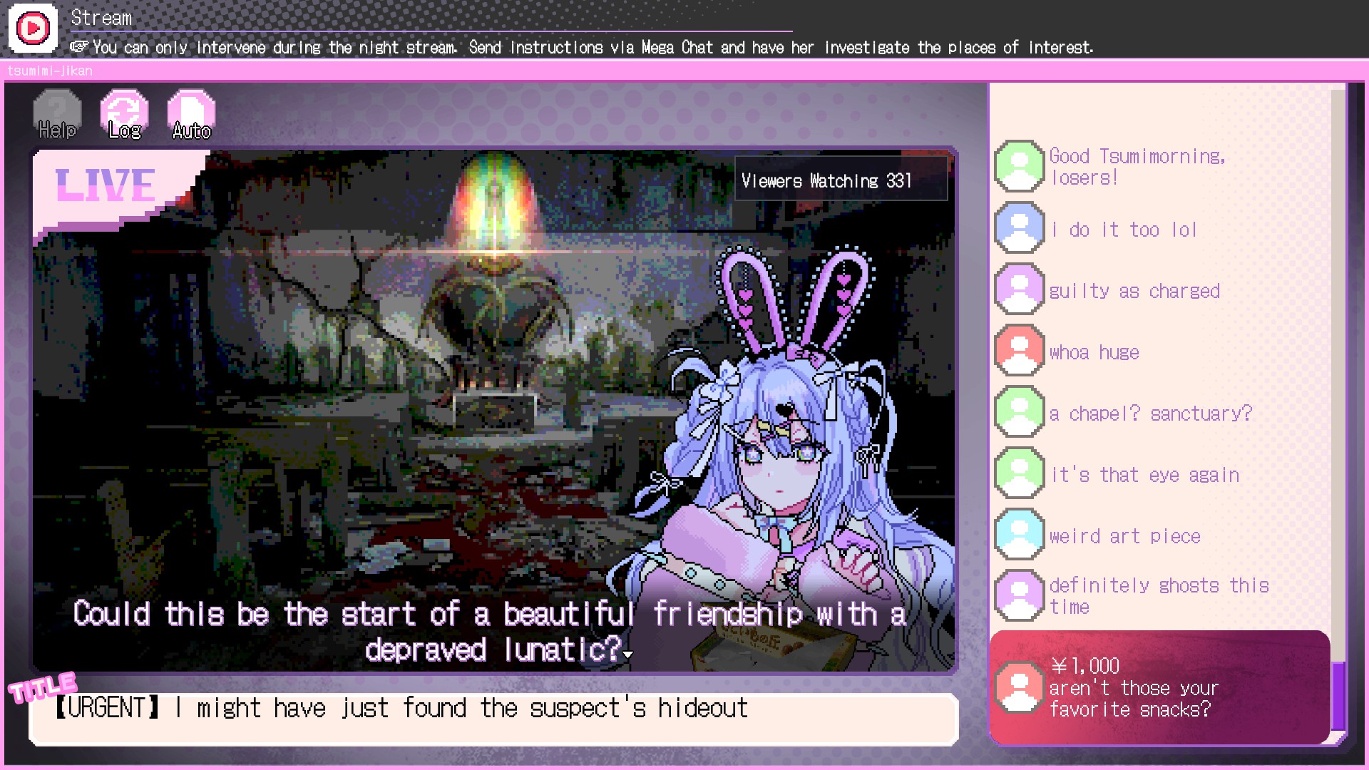 Screenshot from Red Chat Ritual — TSUMIMI TIME