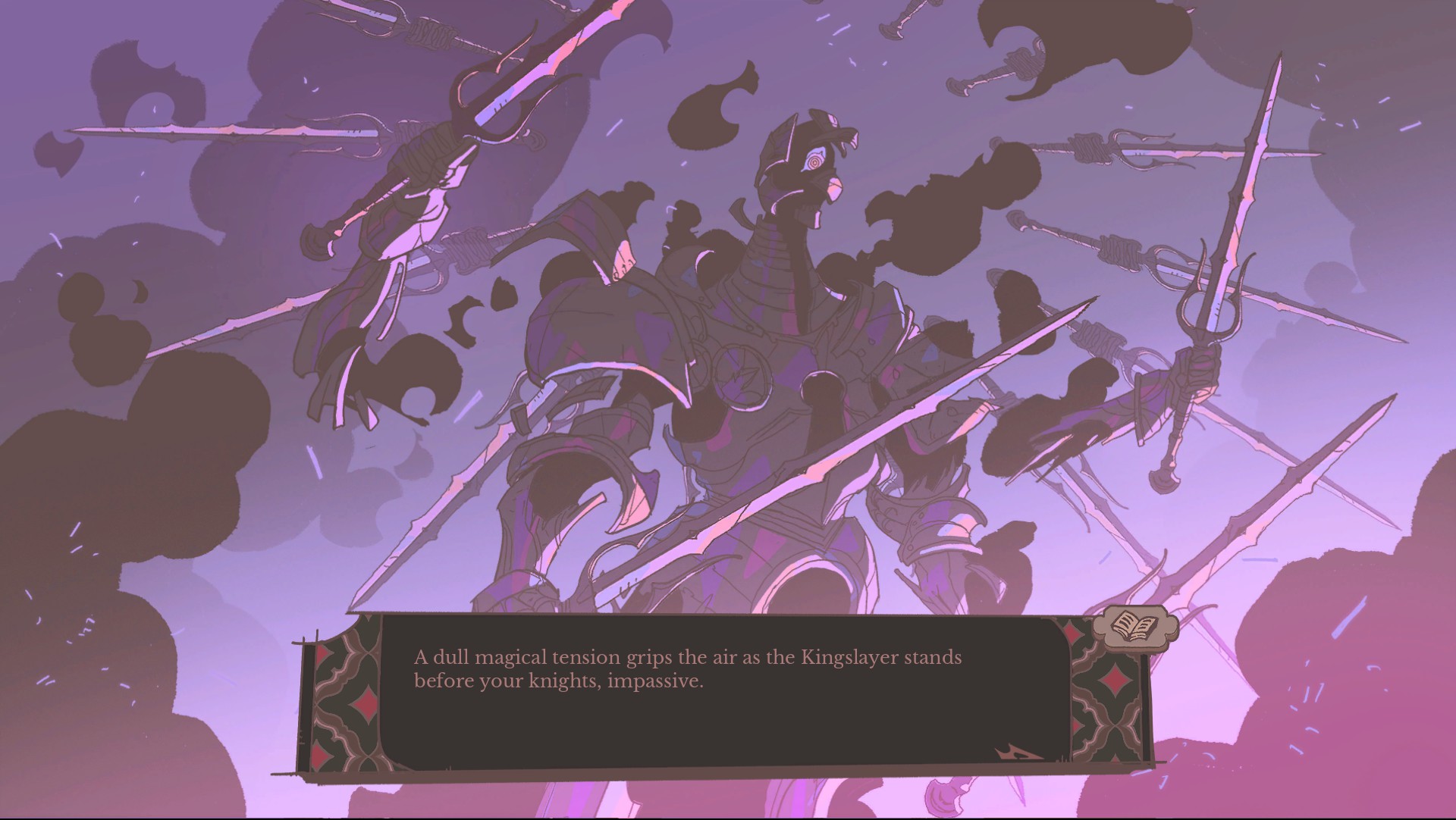 Screenshot of the Kingslayer CG from Sovereign Tower